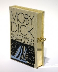 Bolso libro de Moby Dick