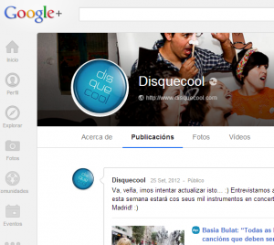 Disquecool - Google+