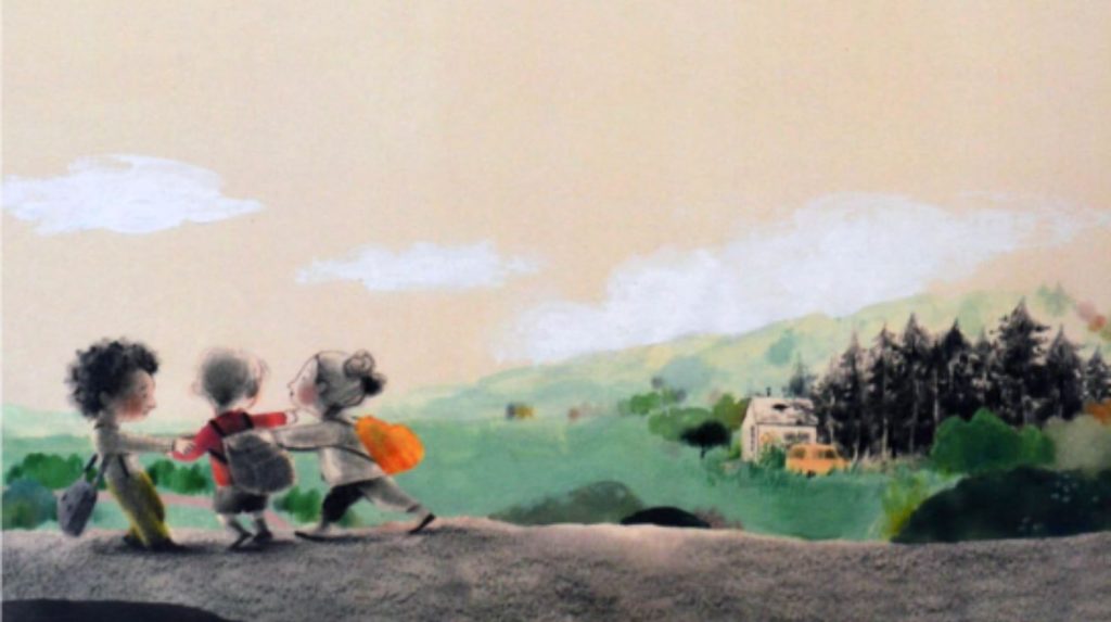 Unha das ilustracións de Grande e pequena 